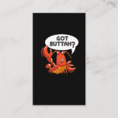 Lobster Zee Food Lover got Buttah Visitekaartje (Voorkant)