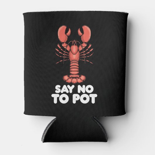 Lobster zegt nee tegen Pot Blikjeskoeler (Voorkant)