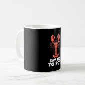 Lobster zegt nee tegen Pot Koffiemok (Voorkant links)