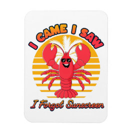 Lobster Zonnebrand - Ik Kwam Ik Zag Ik Vergat Zonn Magneet