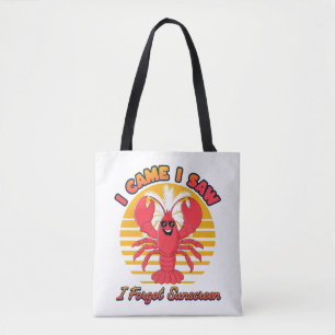 Lobster Zonnebrand - Ik Kwam Ik Zag Ik Vergat Zonn Tote Bag