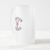 Lobsterbende Matglas Bierpul (Voorkant links)