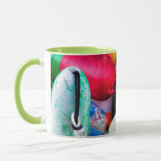 Lobsterboeien aan de Bass Harbour Mok (Links)