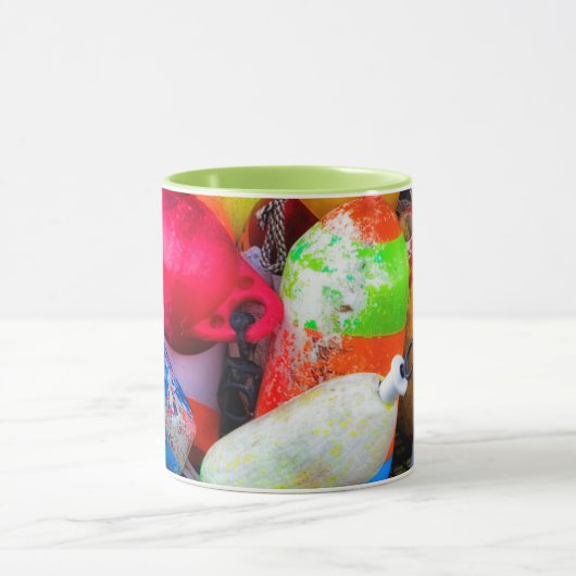 Lobsterboeien aan de Bass Harbour Mok (Midden)