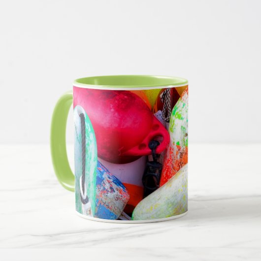 Lobsterboeien aan de Bass Harbour Mok (Voorkant links)