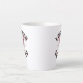 Lobsterkrijger Latte Mok (Voorkant)