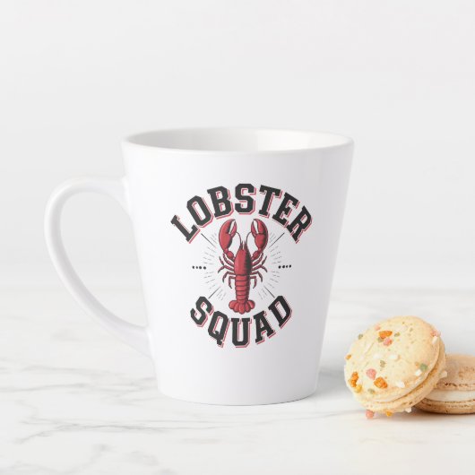Lobsterkrijger Latte Mok (In situ)