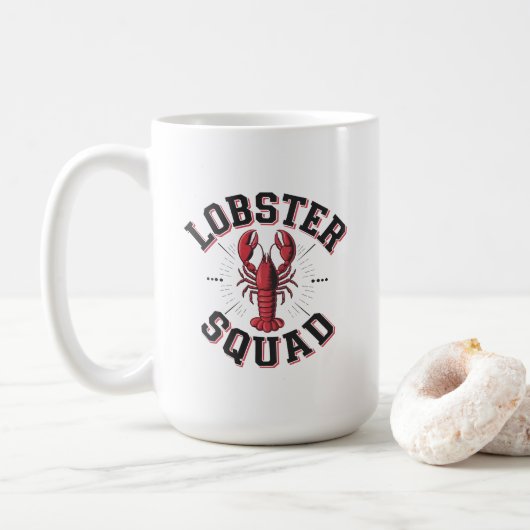 Lobsterkudde Koffiemok (Met donut)