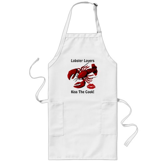 Lobsterliefhebbers Kussen de Kok Schort (Voorkant)