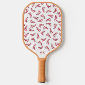 Lobsterpatroon monogram pickleball paddle (Achterkant)