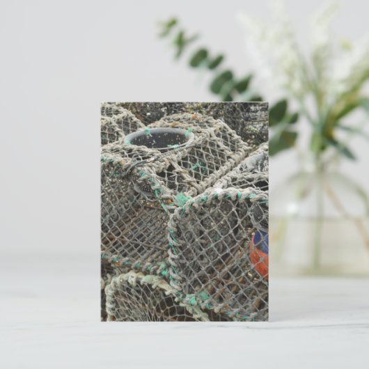 Lobsterpotten Briefkaart (Staand voorkant)