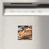 Lobsterrol en aardappelchips magneet (Insitu (Vaatwasser))