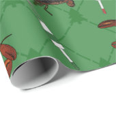 Lobsters en Vist boeien met een groene kerst Cadeaupapier (Rol Hoek)