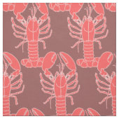 Lobsters op Mauve Patterned Craft Stof (Swatch)