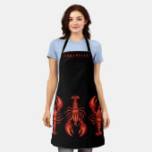 Lobsters personaliseren Apron Schort (Gedragen)