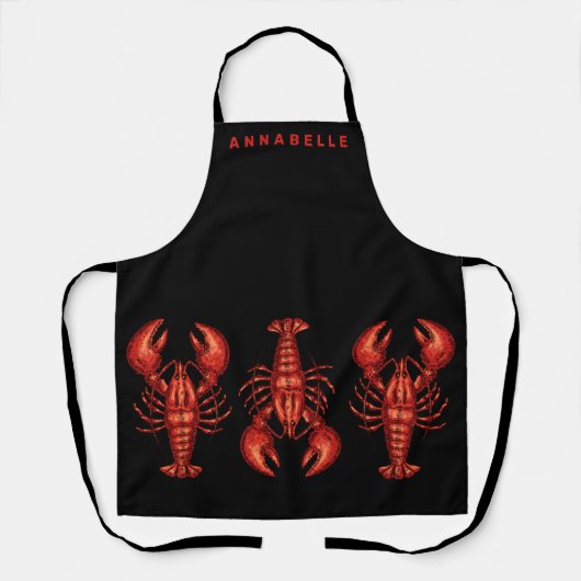 Lobsters personaliseren Apron Schort (Voorkant)