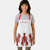 Lobsters personaliseren kleine pron schort (Insitu)