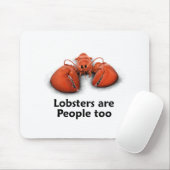 Lobsters zijn ook mensen muismat (Met muis)