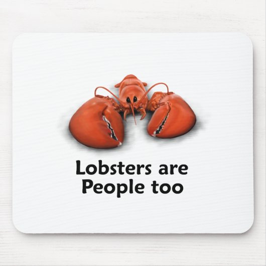 Lobsters zijn ook mensen muismat (Voorkant)