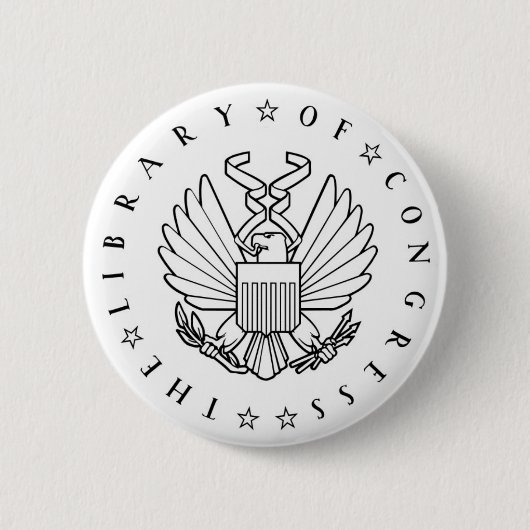 LOC-Button (wit) Ronde Button 5,7 Cm (Voorkant)