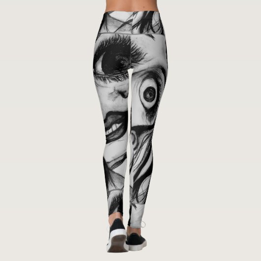Loca Funky Leggings. Leggings (Achterkant)
