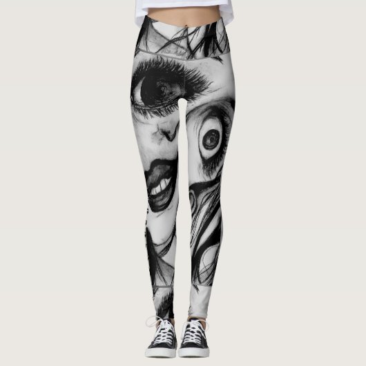 Loca Funky Leggings. Leggings (Voorkant)