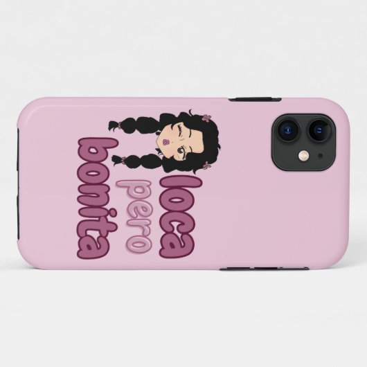 Loca Pero Bonita Case-Mate iPhone Case (Achterkant (horizontaal))