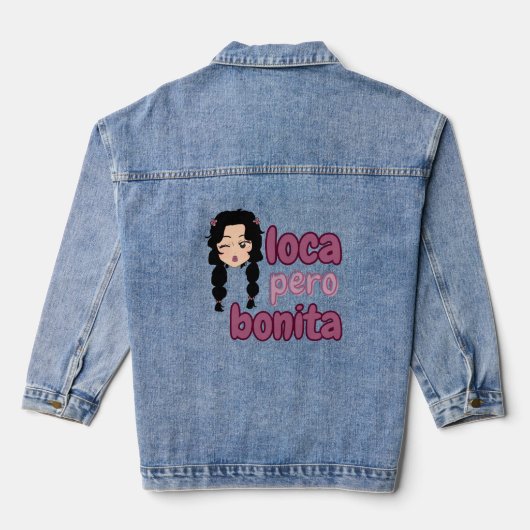 Loca Pero Bonita Denim Jacket (Achterkant)
