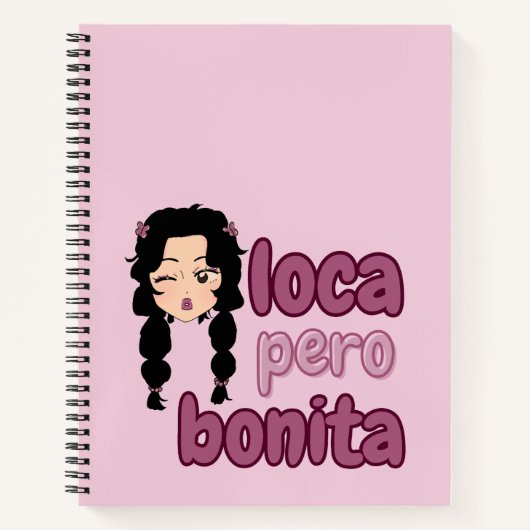 Loca Pero Bonita Notitieboek (Voorkant)