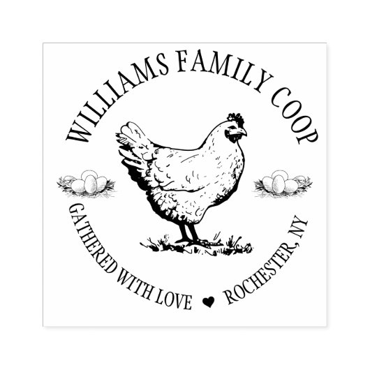 Local Egg Dealer Labels,Farmers Market  Rubberstempel (Afrduk)