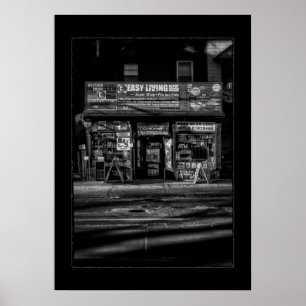 Local Everything Store nr. 3 met rand Poster