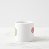 Local flatness explained with red and green apples espresso kop (Voorkant)