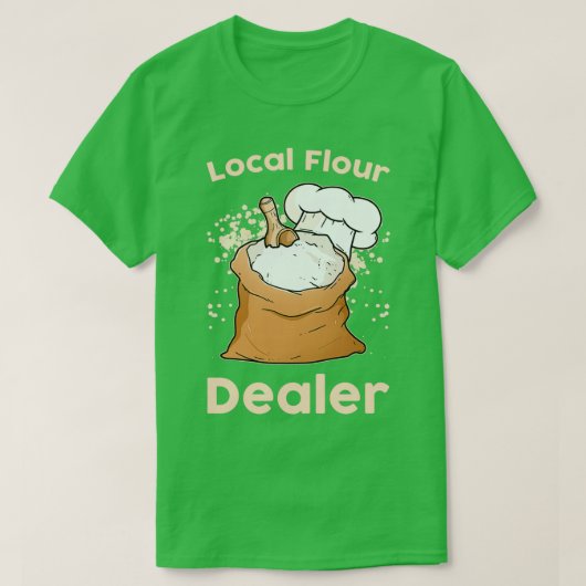 Local Flour dealer 1 T-shirt (Design voorkant)
