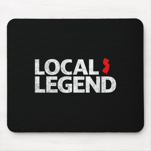 Local New Jersey Legend - Funny Sarcastic New Jers Muismat (Voorkant)