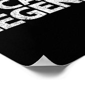 Local New Jersey Legend - Funny Sarcastic New Jers Poster (Hoek)