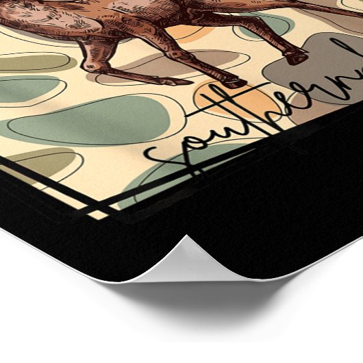 Local Southern Boy Deer Hunting Camo Outdoor Vinta Poster (Hoek)