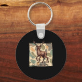 Local Southern Boy Deer Hunting Camo Outdoor Vinta Sleutelhanger (Voorkant)