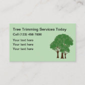 Local Tree Trimming Service Visitekaartje (Voorkant)