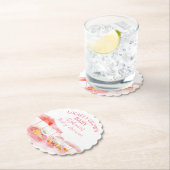 Locally Grown Baby Girl Shower Farmers Market Kartonnen Onderzetters (Insitu)