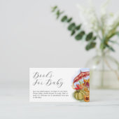 Locally Grown Baby Shower Books Request Informatiekaartje (Staand voorkant)
