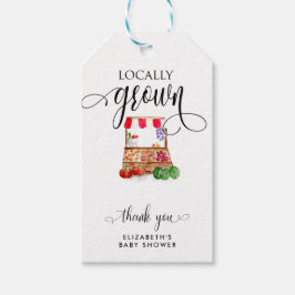 Locally Grown Baby Shower Carrots Thank you Cadeaulabel