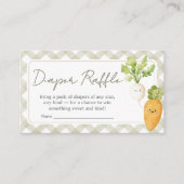 Locally Grown Baby Shower Diaper Raffle Informatiekaartje (Voorkant)