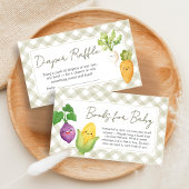 Locally Grown Baby Shower Diaper Raffle Informatiekaartje