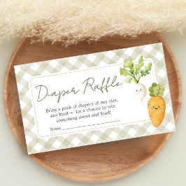 Locally Grown Baby Shower Diaper Raffle Informatiekaartje