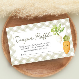 Locally Grown Baby Shower Diaper Raffle Informatiekaartje