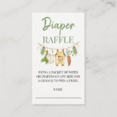 Locally Grown Baby Shower Diaper Raffle Insert Informatiekaartje (Voorkant)