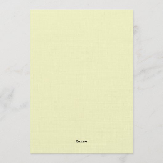 Locally Grown Baby Shower Farm Market Gingham Kaart (Achterkant)