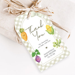 Locally Grown Baby Shower Favor Tags Cadeaulabel