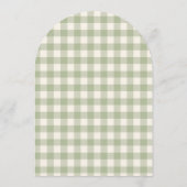 Locally Grown Baby Shower Kaart (Achterkant)