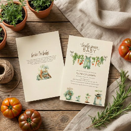 Locally Grown Baby Shower Kaart